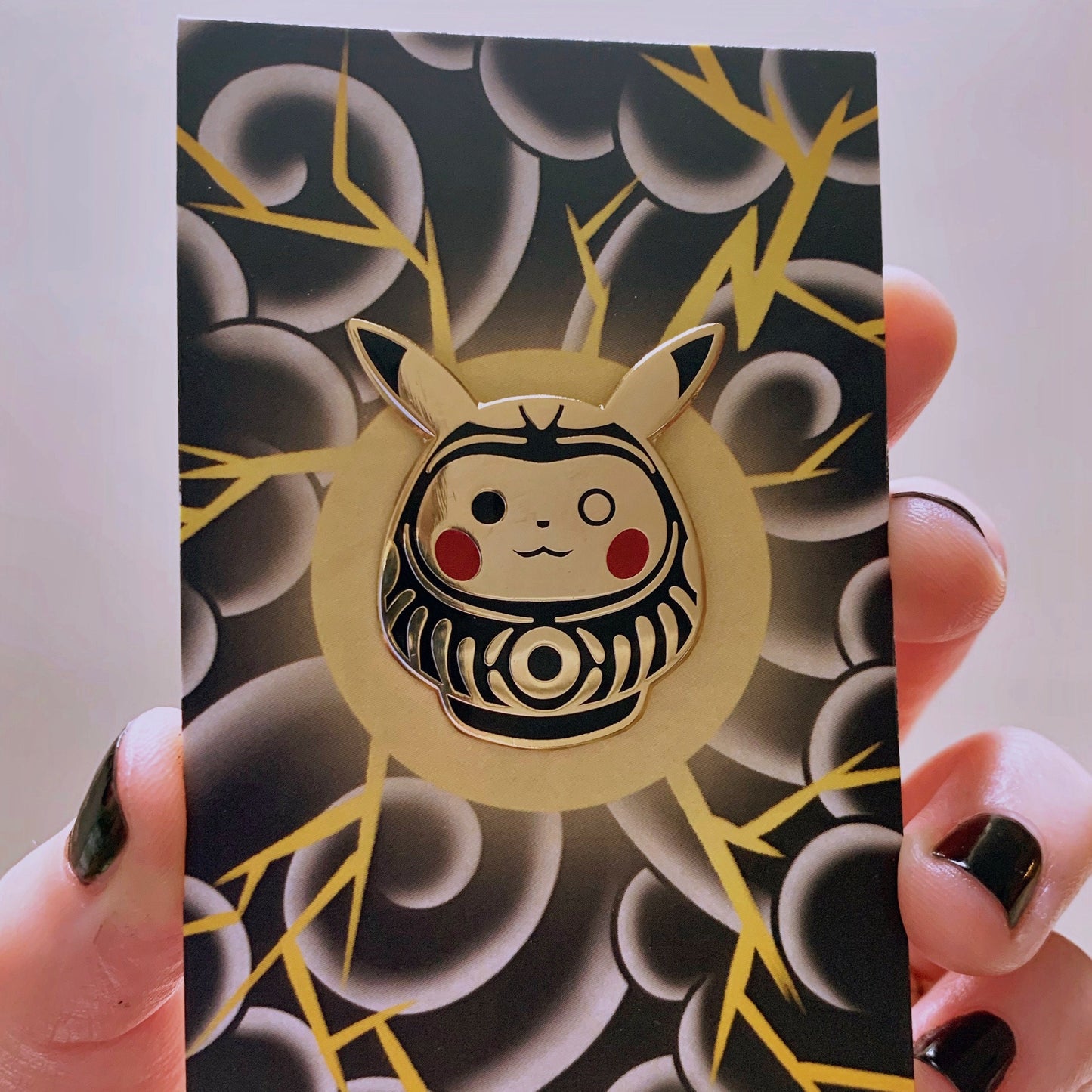 Pikachu Daruma Doll | Pokemon - Pin Badge