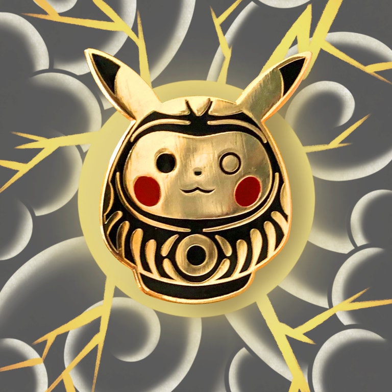 Pikachu Daruma Doll | Pokemon - Pin Badge