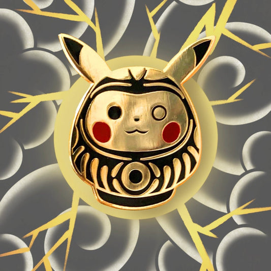 Pikachu Daruma Doll | Pokemon - Pin Badge