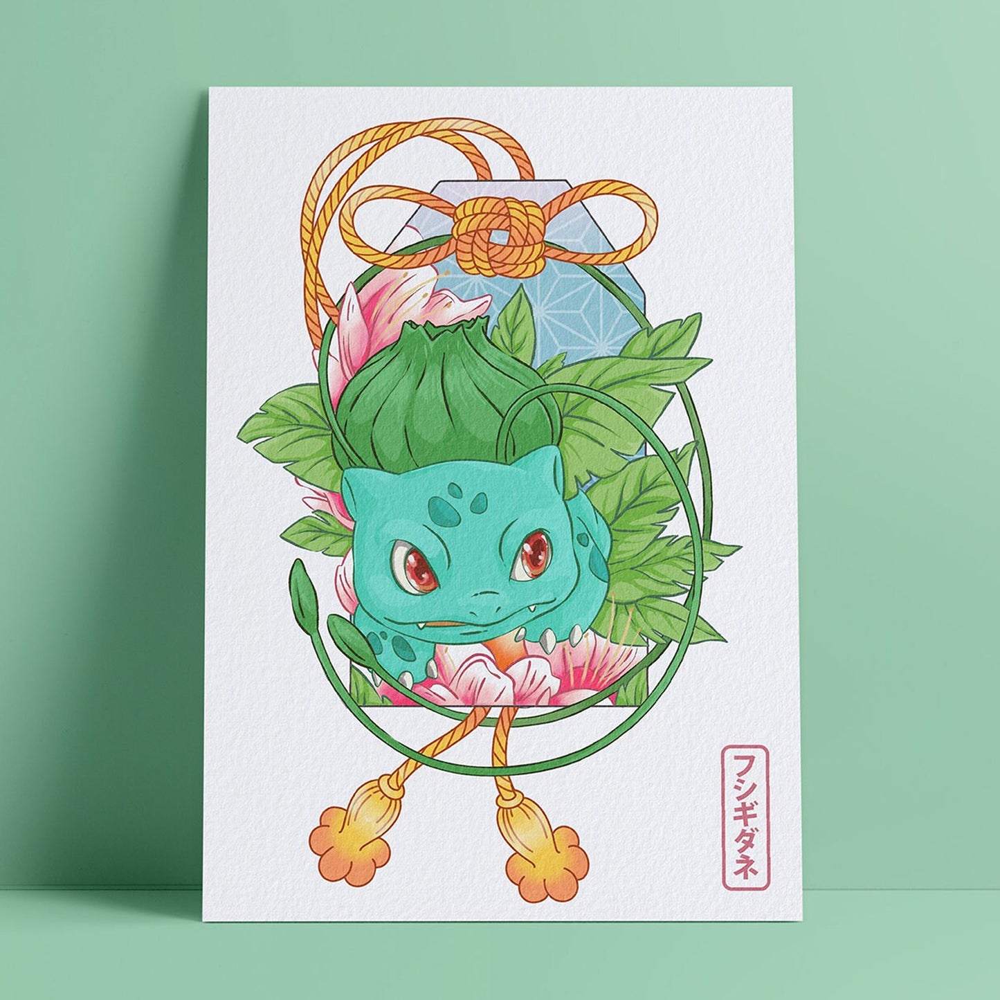 Bulbasaur | Pokemon Omamori - Art Print