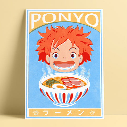 Ponyo Ramen - Art Print