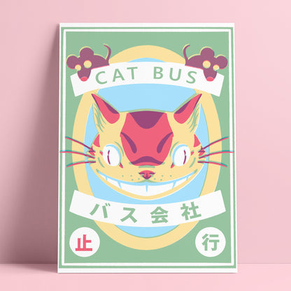 Cat Bus - Art Print