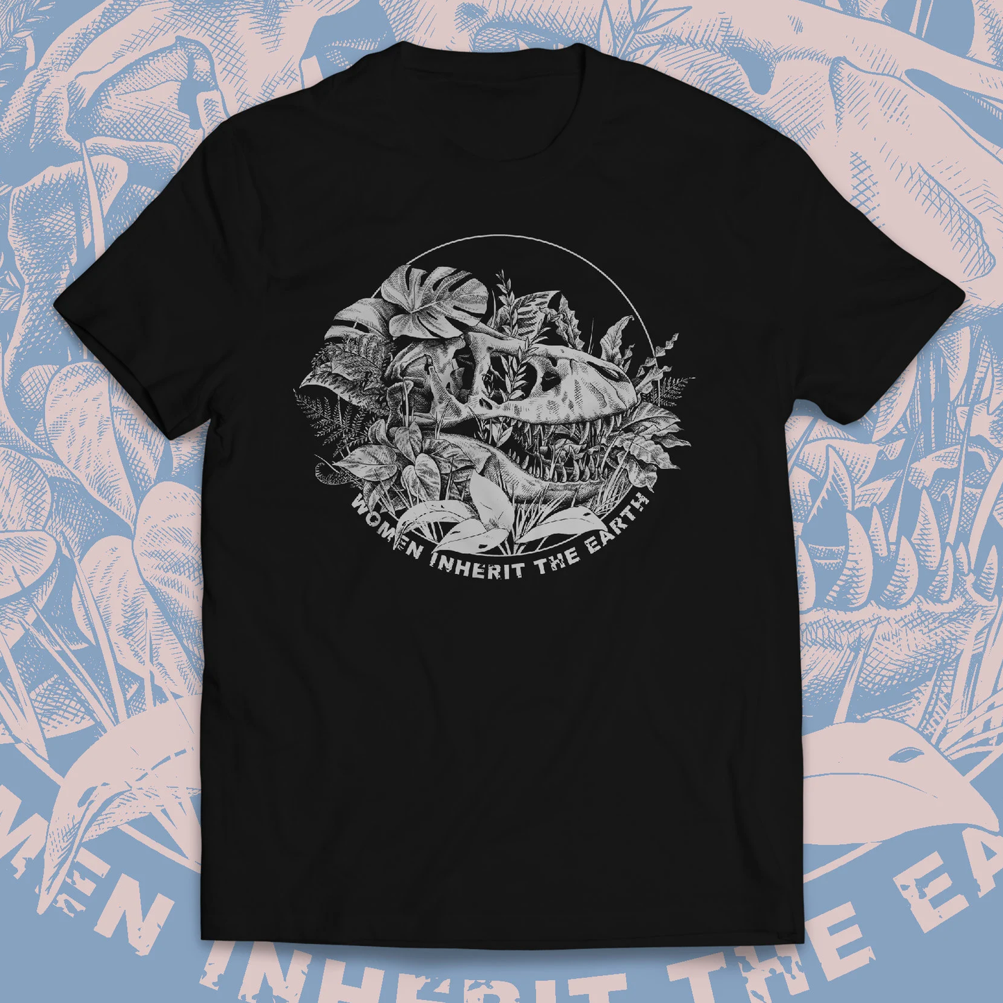 Women Inherit the Earth | Jurassic Park  - Screenprinted T-shirt