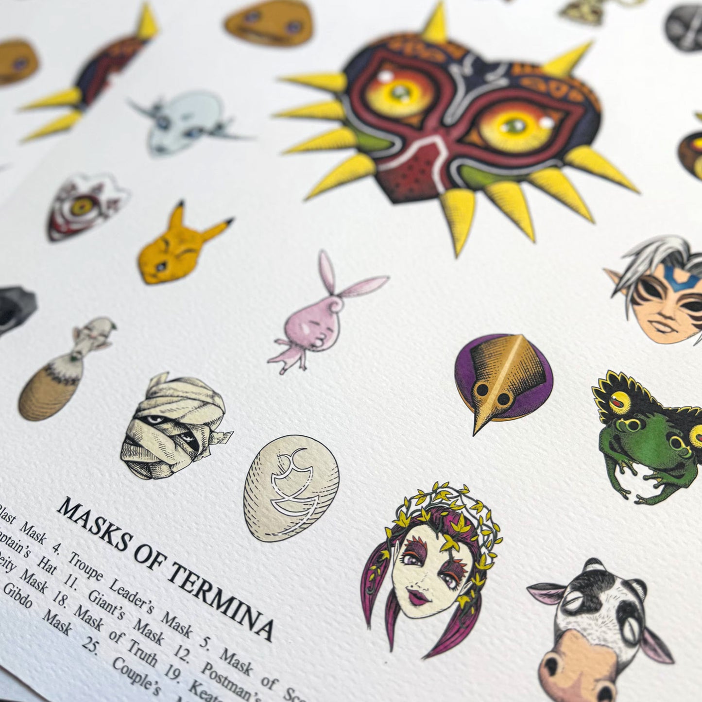 Masks of Termina | tLoZ - Art Print