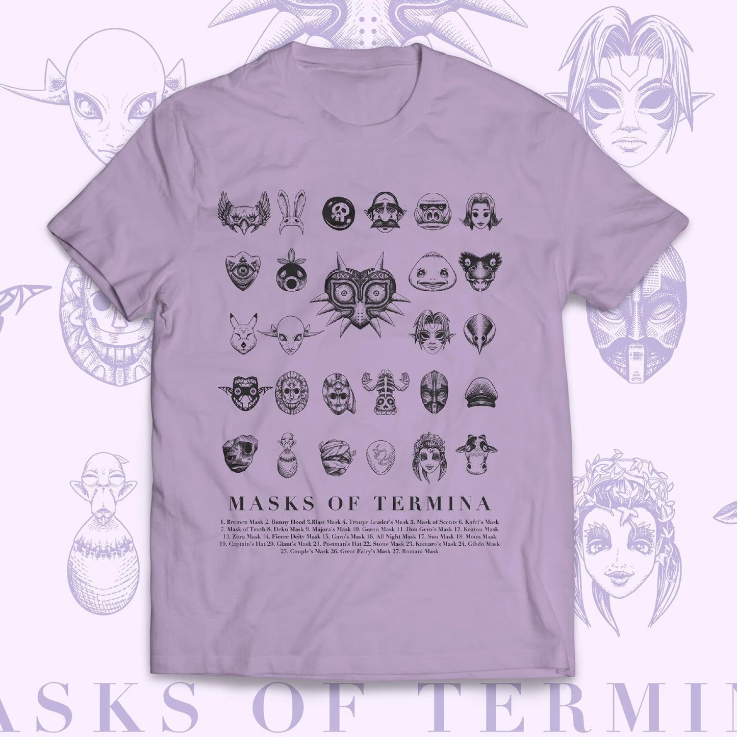 Masks of Termina | tLoZ - T-shirt